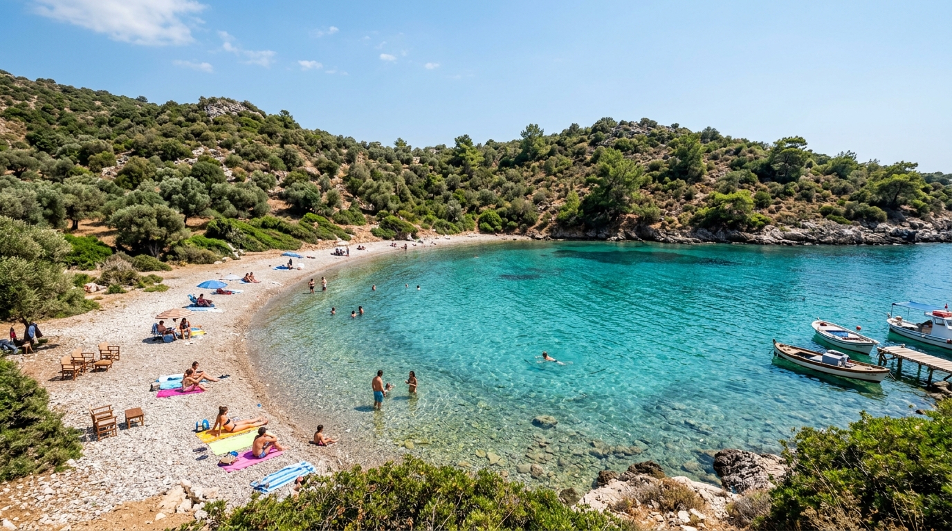 Kaynarpınar Koyu'nda Denize Girme İmkanları: Karaburun'un Saklı Cenneti